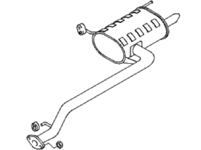 Hyundai 28700-3D800 Tail With Muffler Pipe