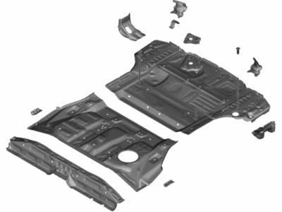 2019 Hyundai Santa Fe Floor Pan - 65510-S2000