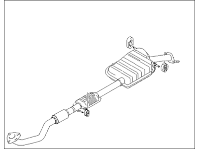 Hyundai Exhaust Pipe - 28610-26000