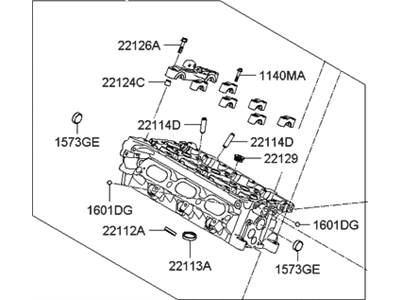 Hyundai Genesis Cylinder Head - 517G5-3CU00