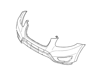 Hyundai 86511-0W700 Front Bumper Cover