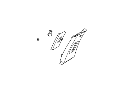 Hyundai 85840-2W100-OM Trim Assembly-Center Pillar Upper RH