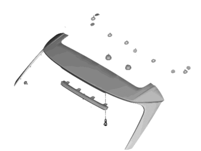 2022 Hyundai Tucson Spoiler - 87210-N9100-YP6