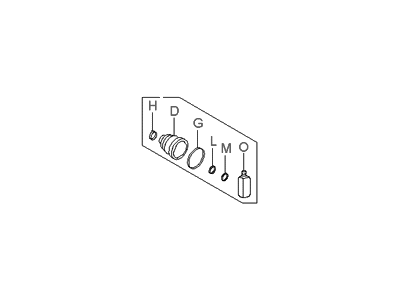 Hyundai CV Joint Boot - 49506-2HA31