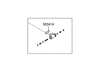 Hyundai Wheel Cylinder - 58330-2H000