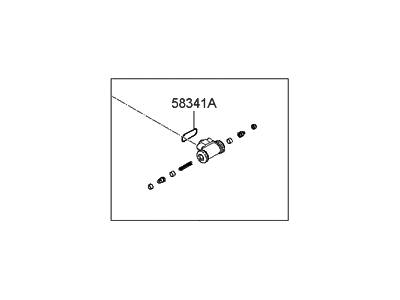 Hyundai Wheel Cylinder - 58380-2H000