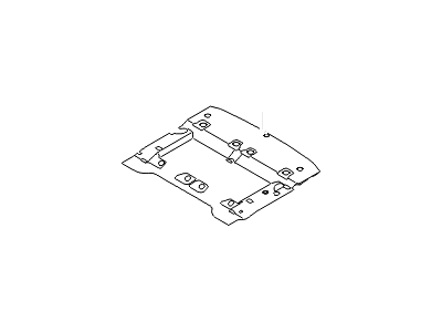 Hyundai 84280-3J200-9V Carpet Assembly-Rear Floor