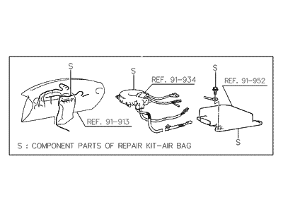 Hyundai 95990-29F00 Repair Kit-Air Bag