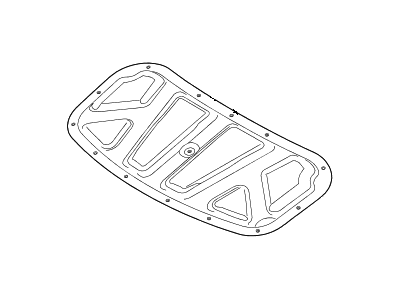 Hyundai 81125-F2000 Pad-Hood Insulating