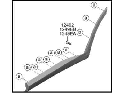 2023 Hyundai Palisade Door Moldings - 87731-S8SA0
