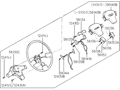 Hyundai 56110-23010-FD Steering Wheel Assembly