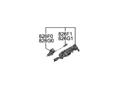 Hyundai 81350-KL000 STRIKER ASSY-DR