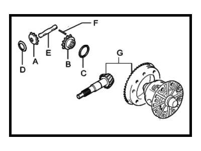 Hyundai Santa Fe Differential - 53020-39000