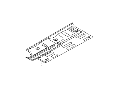 Hyundai 65120-2V010 Panel Assembly-Center Floor Side,R