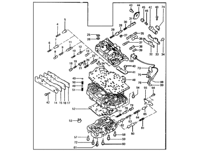 Hyundai Excel Valve Body - 46210-36000