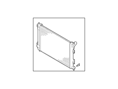 25310-A5100 Genuine Hyundai Radiator Assembly