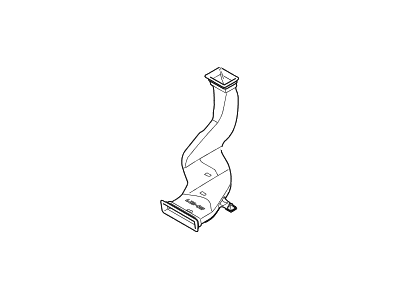 Hyundai 97370-F2000 Duct-Rear Heating,RH