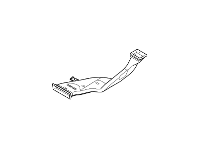 Hyundai 97360-F2000 Duct-Rear Heating,LH