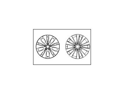 Hyundai 52910-3V460 Aluminium Wheel Assembly