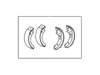 Hyundai Sonata Brake Shoe - 58305-38A00