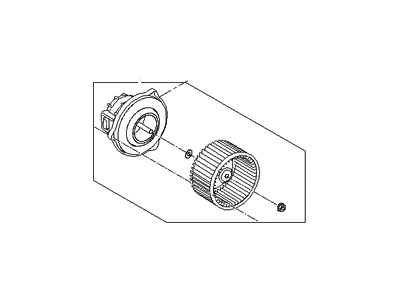 2014 Hyundai Santa Fe Blower Motor - 97945-B8000