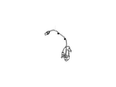 Hyundai 95671-1E000 Sensor Assembly-Abs Front Wheel ,R