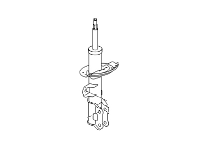 2011 Hyundai Accent Shock Absorber - 54660-1R200