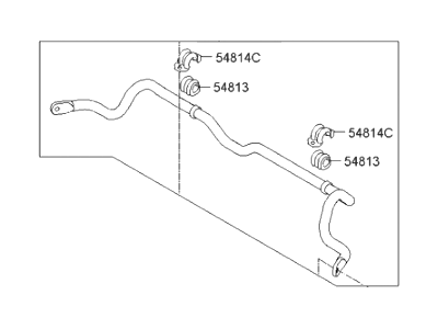 Hyundai Tucson Sway Bar Kit - 54810-4W000