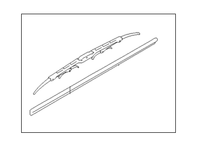 1999 Hyundai Tiburon Wiper Blade - 98360-37000