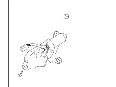 2001 Hyundai Elantra Wiper Motor - 98700-2D000