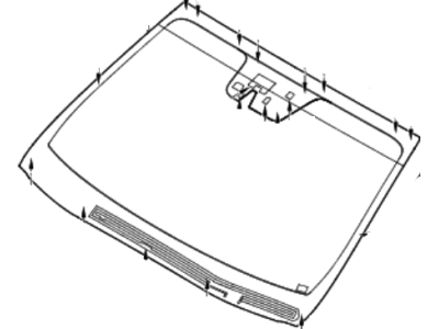 Hyundai Santa Fe Sport Windshield - 86110-4Z550