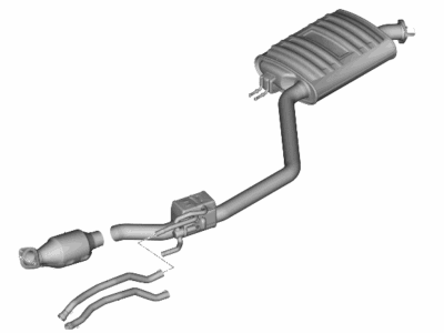 2021 Hyundai Santa Fe Hybrid Muffler - 28600-CL210