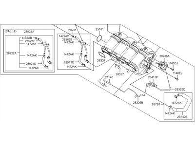 Hyundai 28310-2G700 Manifold Assembly-Intake