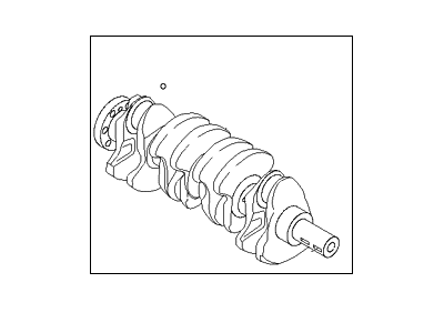 2006 Hyundai Sonata Crankshaft - 23111-3C130