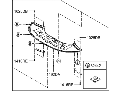 Hyundai 29110-E6000 Panel Assembly-Under Cover,Front