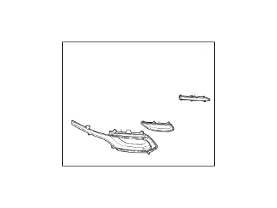 Hyundai 86561-4Z520 MOULDING-Front Bumper,LH