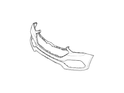 Hyundai 86511-4Z500 Front Bumper Cover, Upper