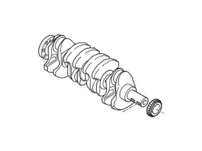 2018 Hyundai Tucson Crankshaft - 72RZ6-2GF00