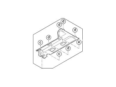 Hyundai 84135-D2000 Under Cover Assembly,LH