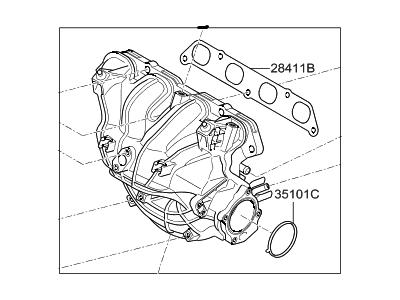 Hyundai 28310-2B775 Manifold Assembly-Intake