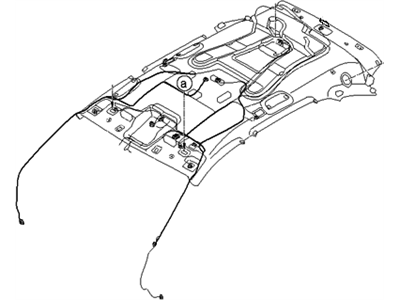 Hyundai 85401-3J080-6T Headlining Assembly