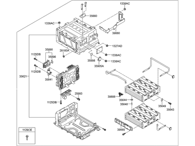 Hyundai 35605-4W000 Stack Complete-Fuel Cell