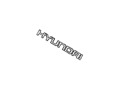 Hyundai 86300-33000 Emblem