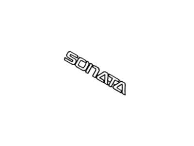 1988 Hyundai Sonata Emblem - 86311-33000