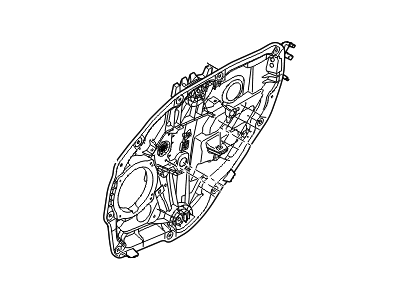 Hyundai 83471-B1000 Rear Left-Hand Door Module Panel Assembly