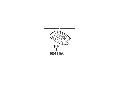 Hyundai 95430-4Z100 Keyless Entry Transmitter Assembly