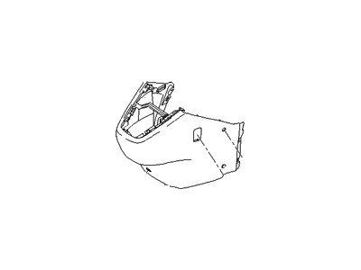 Hyundai Tucson Center Console Base - 84610-2E050-U7