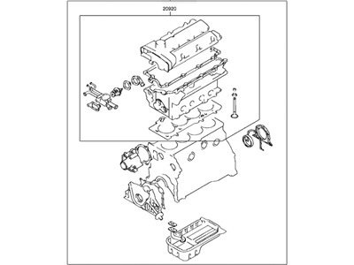 Hyundai 20910-37D00-A Gasket Kit-Engine Overhaul