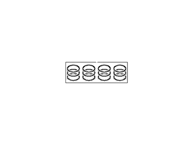 2006 Hyundai Tiburon Piston Ring Set - 23040-23971