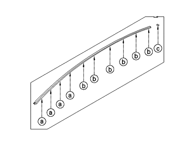 Hyundai 87220-2M000 Moulding Assembly-Roof,RH